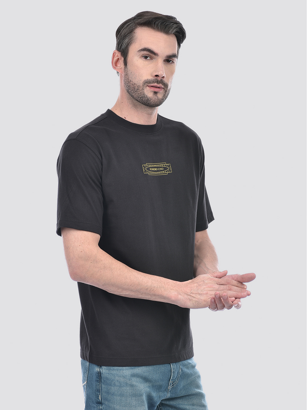 Numero Uno Men Black Renaissance Reverie T-Shirt